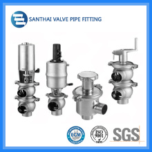 High Quality Sanitary Stainless Steel Pneumatic Reversing Valve